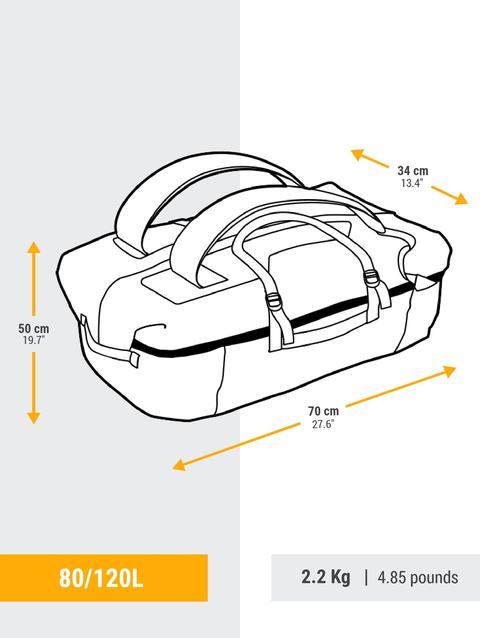 Decathlon Forclaz Transport 900 Extend 80-120 L Duffel Bag