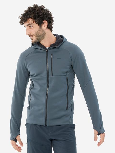 Decathlon Quechua Men's MH520 Hood Hiking Fleece Jacket