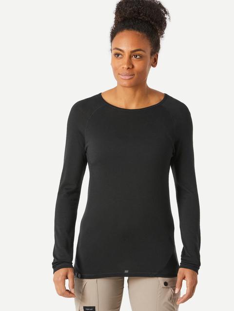 Decathlon Forclaz Women's MT500 Long-sleeve 100% Merino Wool Shirt