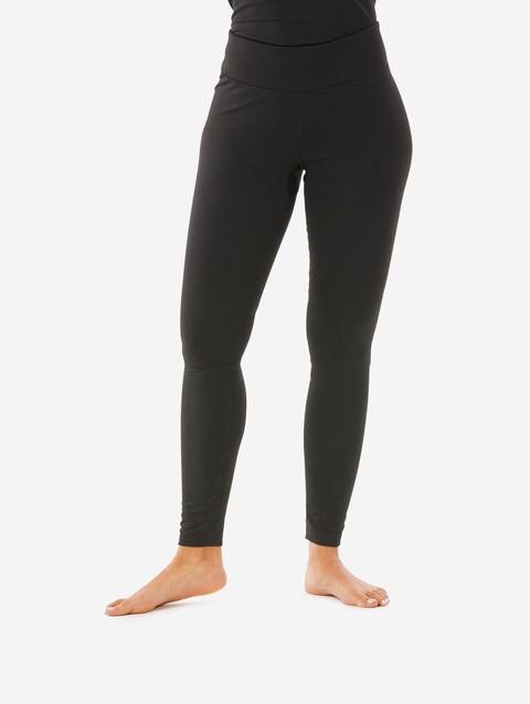 Decathlon Wedze Women's Ski Base Layer Bottoms - BL 500 - Black