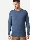 Decathlon Forclaz Men's Travel 500 Merino Wool Long-sleeve Shirt