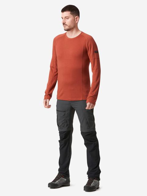 Decathlon Forclaz Men's MT500 Merino Wool Long-sleeve Shirt