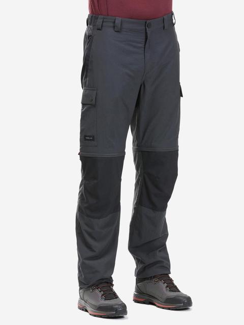 Decathlon Forclaz Men's MT100 2-in-1 Zip-Off Hiking Pants