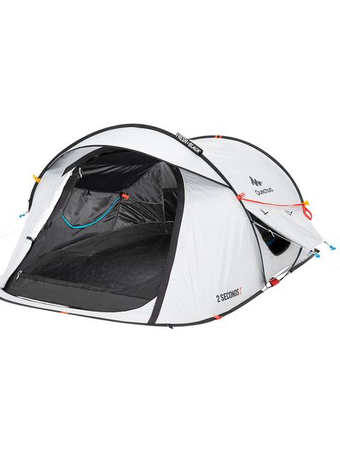 Decathlon Quechua 2 Second Fresh & Black Waterproof Pop Up Camping Tent 2 Person