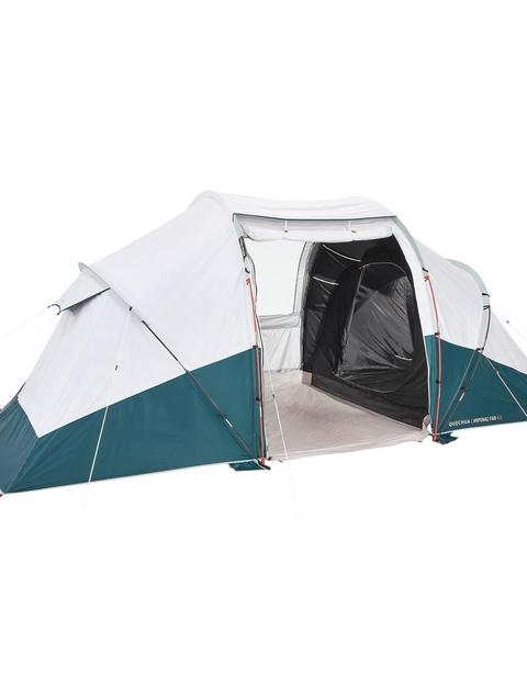 Decathlon Quechua Arpenaz Fresh & Black Waterproof Family Camping Tent 4 Person 2 Room